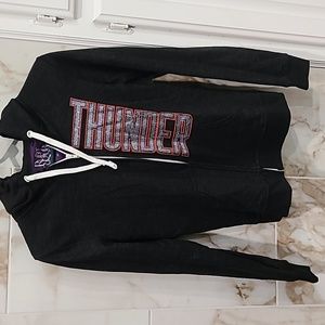 OKC THUNDER slim fit hoodie Size M